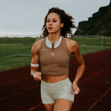 M3 Women's Cutdown Tank - Sand