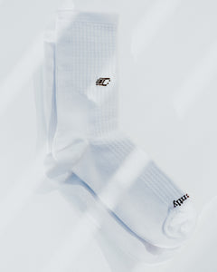 Courir Quarter Sock (White)